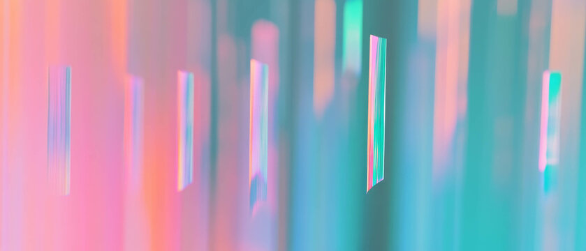 Abstract visualization of three-dimensional box plots for data analysis and comparison