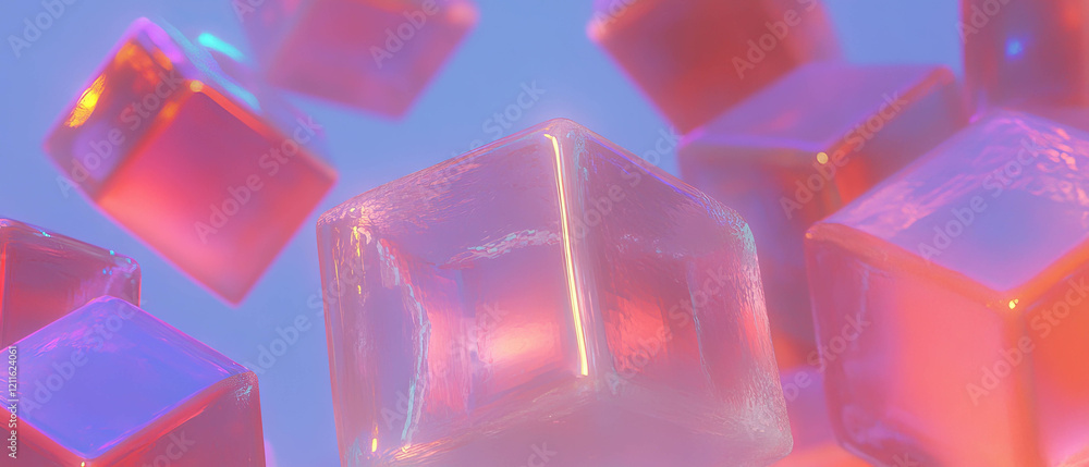 Poster Exploring multi-dimensional data through rotating 3D cubes in an abstract setting