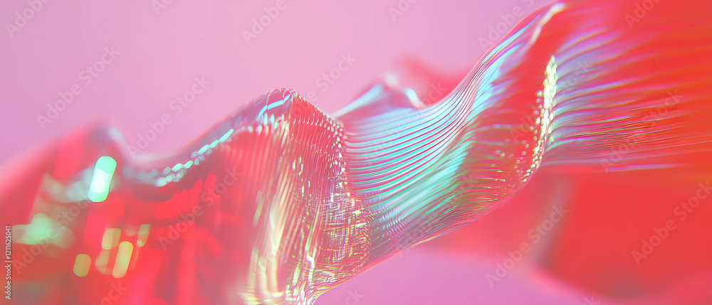 Poster Dynamic abstract background visualizing data in response to sound and music
