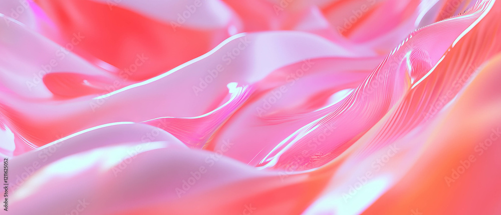 Poster Abstract representation of 3D data visualizations with flowing curves and lines
