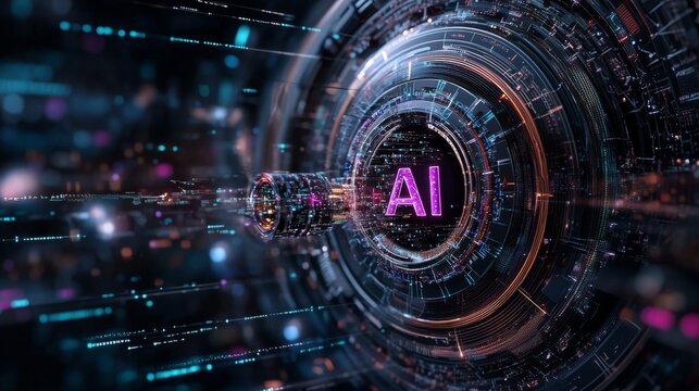 Exploring the Visionary Landscape of a Futuristic City Featuring a Massive Circular Tunnel Enhanced by State of the Art Technology and Artificial Intelligence Innovations