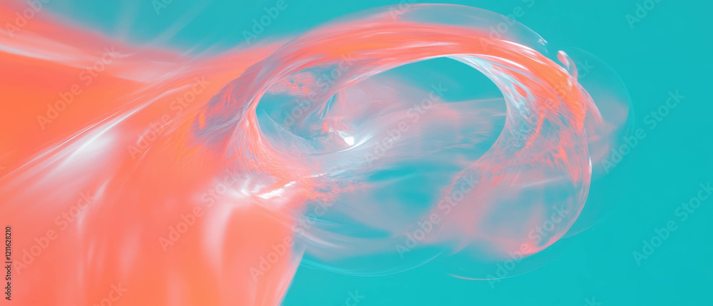 Poster Exploring the intricate world of 3D fractal patterns with a central void of infinite complexity