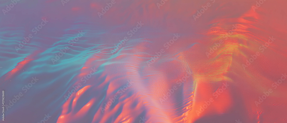 Aufkleber Abstract background showcasing 3D heatmaps for data visualization and analysis representation