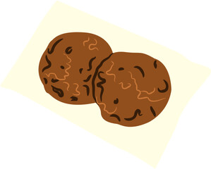 Gorengan Indonesian food Illustration