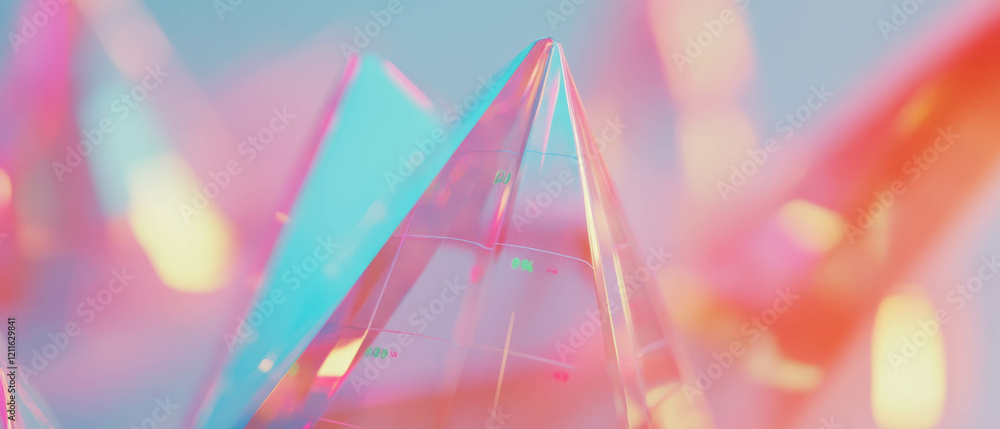 Poster Visual representation of data through abstract radar charts for analysis and comparison