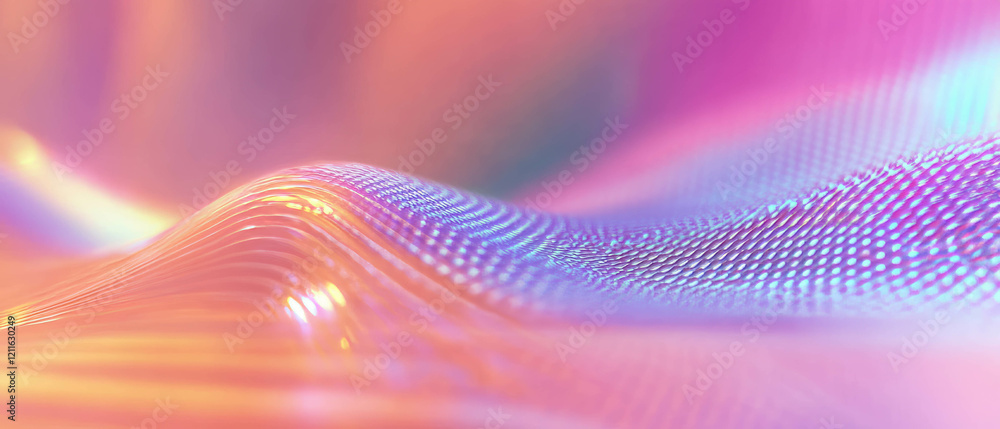 Poster Abstract 3D scatter plots showcasing data analysis and visual patterns in vibrant colors