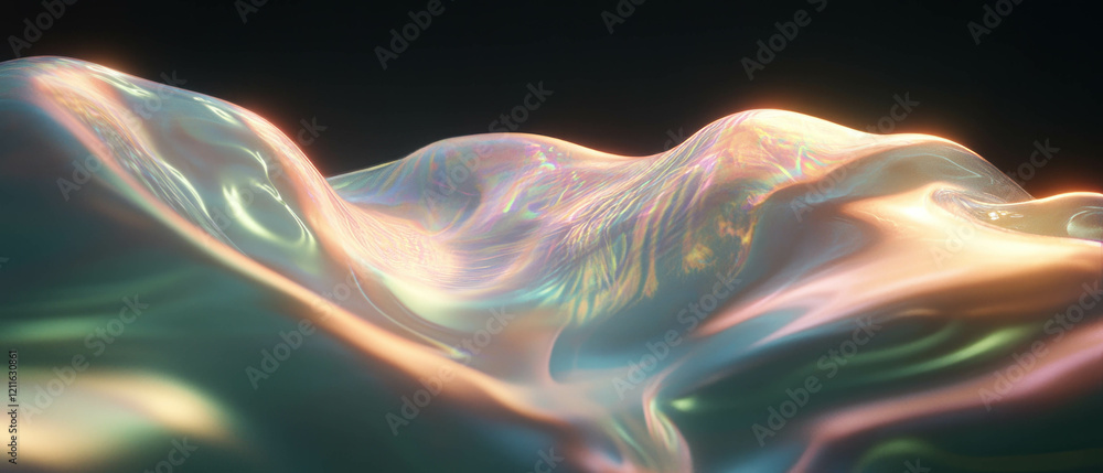 Aufkleber Dynamic abstract smoke patterns create a captivating modern art background
