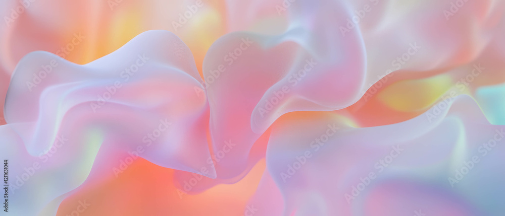 Poster abstract 3d smoke background with tactile textures and visual depth in vibrant colors