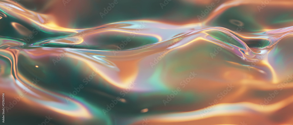 Poster Swirling patterns of 3D smoke create a captivating abstract background with hypnotic effects