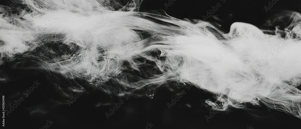 Poster Abstract background of flowing smoke and water creating a calming visual effect