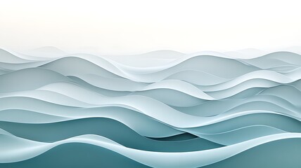 Fototapeta premium Abstract Blue Wave Pattern Design Background