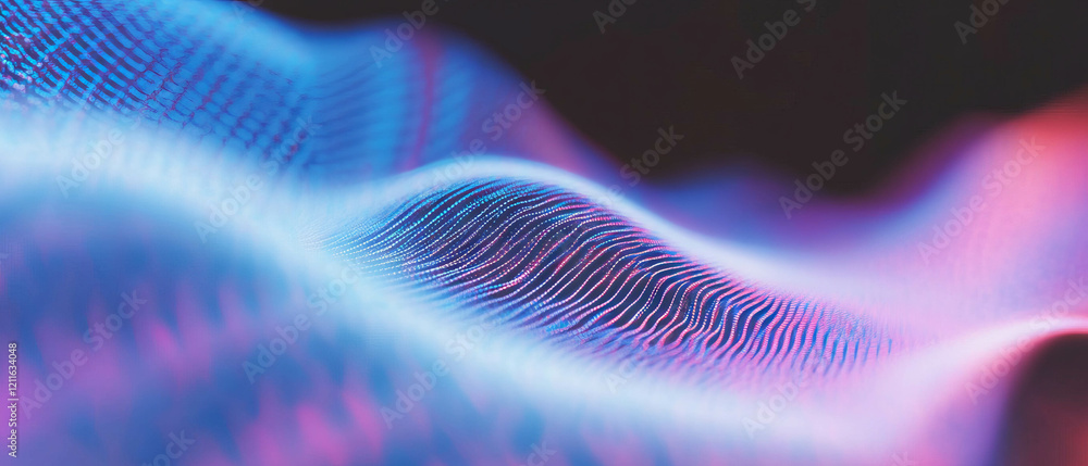 Poster Exploring the beauty of 3D sound waves with intricate fractal patterns and mathematical elegance