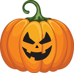 Halloween Pumpkin Illustration