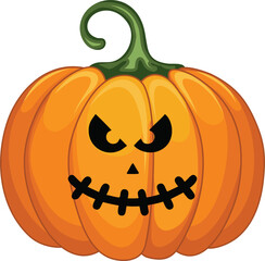 Halloween Pumpkin Illustration