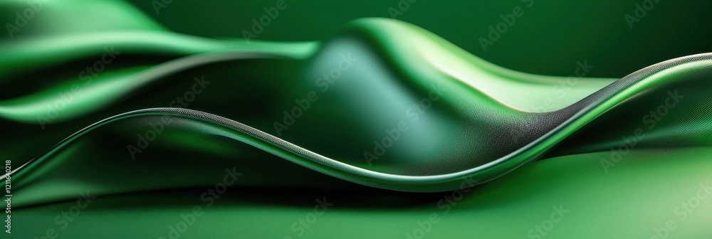Poster smooth dark green texture with subtle background waves
