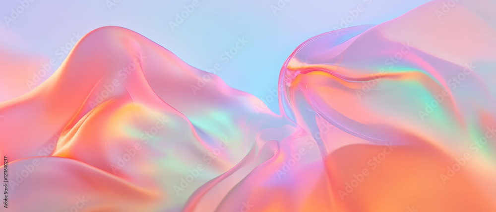 Poster vibrant swirling smoke creating dynamic energy in abstract artwork