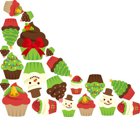 Cupcake Christmast Corner