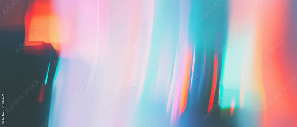 Aufkleber Abstract gradient background with subtle glitch effect creating a digital atmosphere