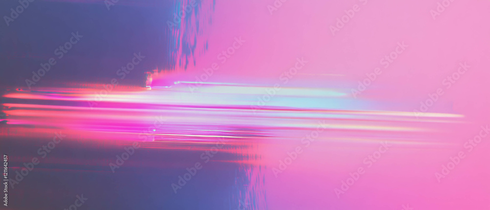 Aufkleber Gradient background with subtle glitch effect creating a digital abstract atmosphere