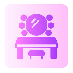 dressing table gradient icon