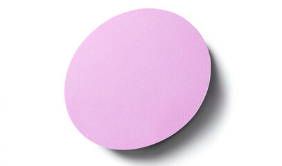 Round Purple Adhesive Label for Craft Projects