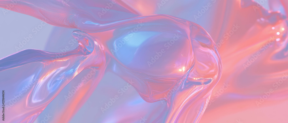 Poster Abstract shapes and blockchain data create a visually striking background with artistic flair