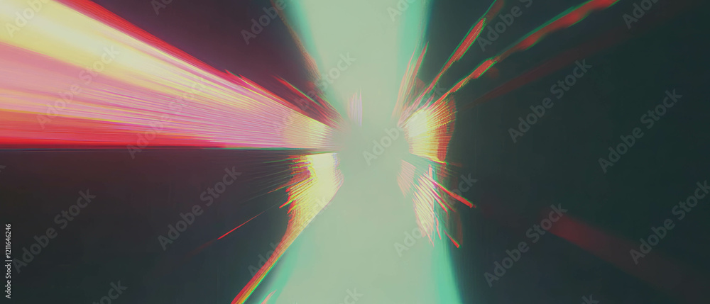 Poster Dynamic abstract background featuring dark blockchain elements with vibrant central focus