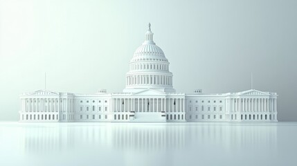 Fototapeta premium United States Capitol Building - Architectural Masterpiece