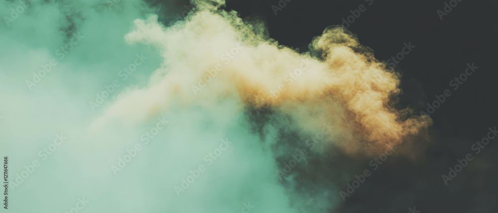 Aufkleber abstract depiction of dust settling on objects with realistic textures and aged appearance