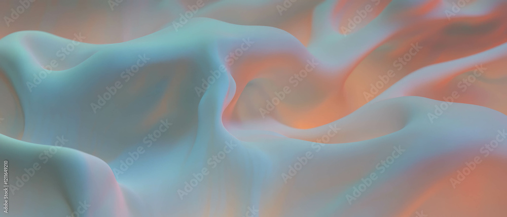 Aufkleber Dusty texture background with depth and dimension in soft muted colors
