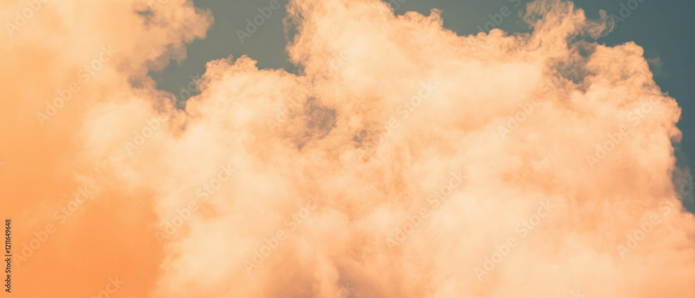 Poster Fine dust particles float gracefully in soft light creating a captivating abstract background