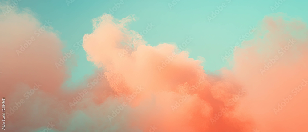 Poster fine dust particles creating a soft, abstract atmosphere with subtle textures and light