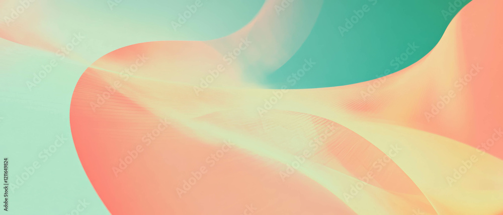 Poster vibrant geometric digital waves create dynamic abstract background for creative designs
