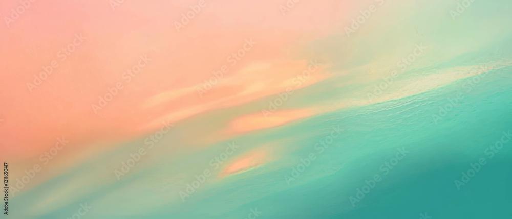 Aufkleber gradient mermaid texture with smooth banner design enhances creativity and elegance