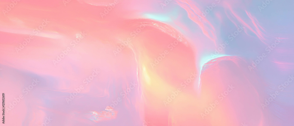 Poster holographic smoke creates a captivating abstract backdrop with a central focal point