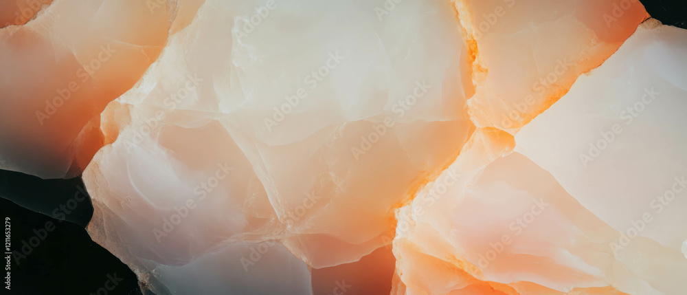 Aufkleber Layered onyx textures create an abstract background with complex design elements