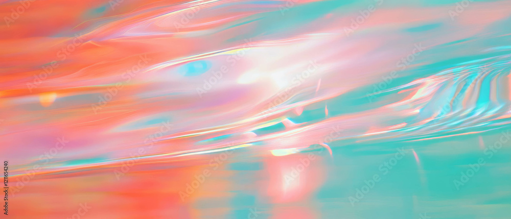Poster spectacular light streaks create a mesmerizing abstract background in vibrant colors