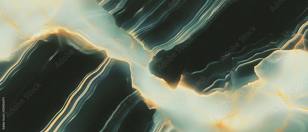 Aufkleber Abstract onyx background with gradient and smooth banner design for artistic expression