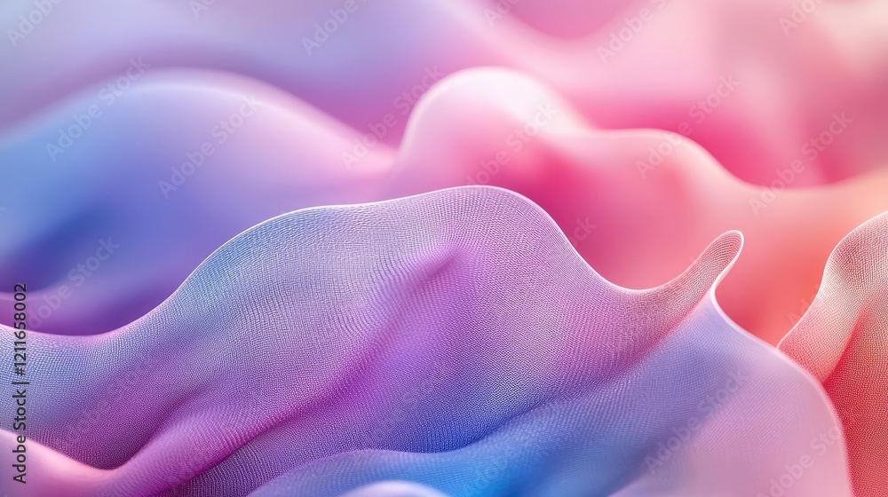 Poster sponge watercolor concept. abstract flowing shapes in vibrant colors create a mesmerizing digital wa