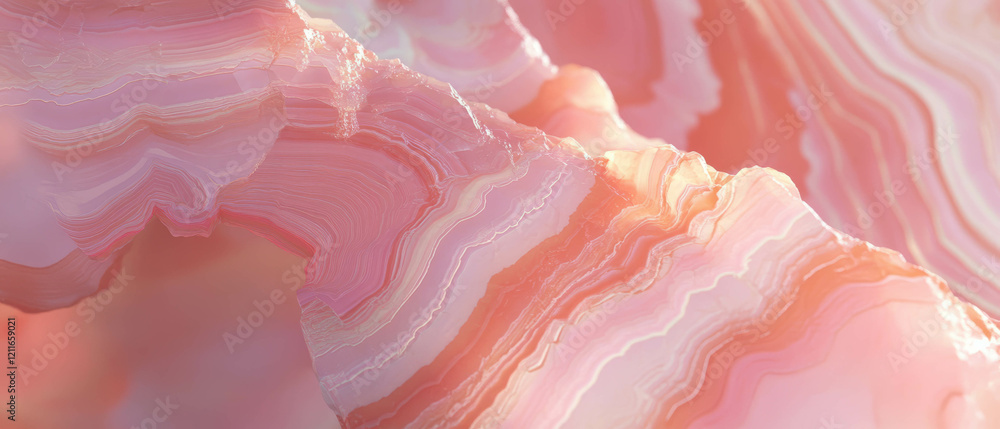 Poster elegant pink onyx background with shadows for a striking design element