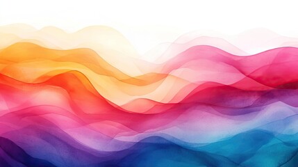 Fototapeta premium Sponge watercolor concept. Vibrant abstract waves of color blending in a mesmerizing artistic composition.