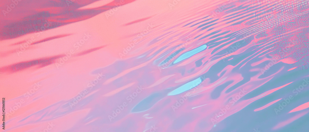 Leinwandbilder ripples of code create a vibrant digital rain in a tech-inspired abstract design