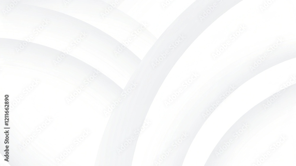 Aufkleber Modern white abstact background for desktop and computer, clean minimal texture, wallpaper backdrop light elegant smooth tech template stylish futuristic blur simple cool bright soft layout