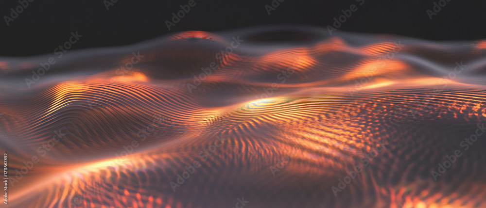 Poster ripples of light and sound create a sensory immersion experience