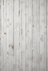 Fototapeta premium White wooden plank wall with peeling paint and knots, plank, background, white, knots, rustic