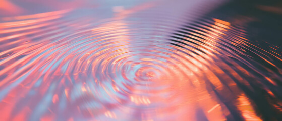 Ripples of light interact with touch-based technology and user interfaces