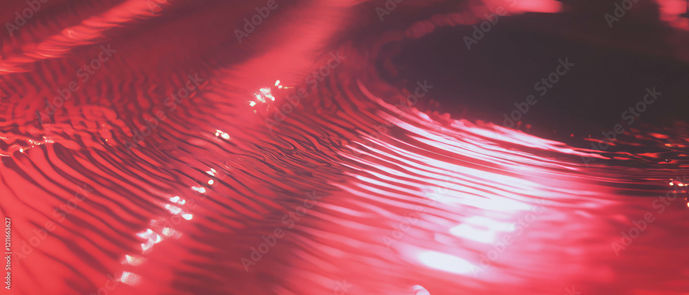 Poster exploring the abstract beauty of sound ripples in digital visualization