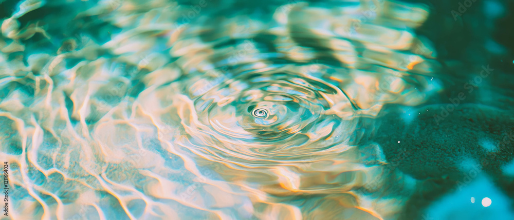 Poster ripples on sand create an abstract natural pattern with vibrant textures and colors