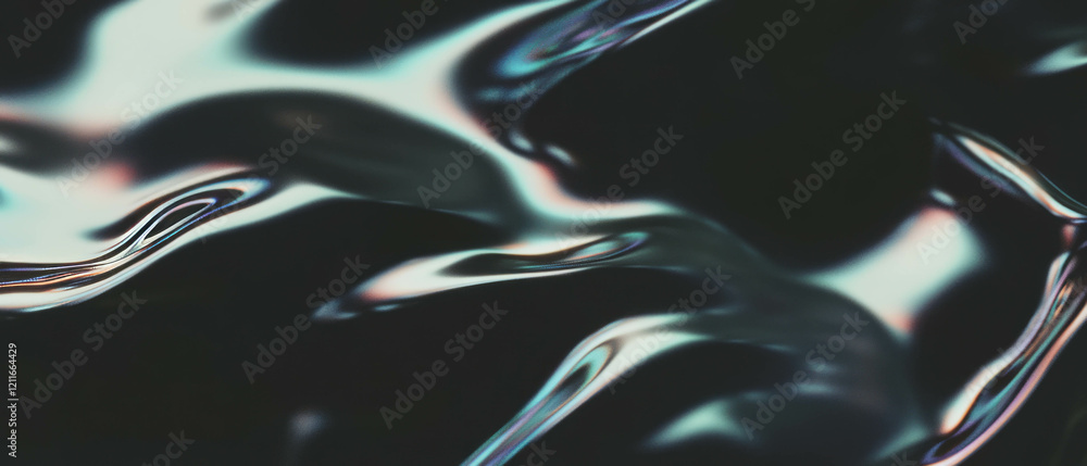 Poster rippling water surface creates an abstract and surreal visual experience