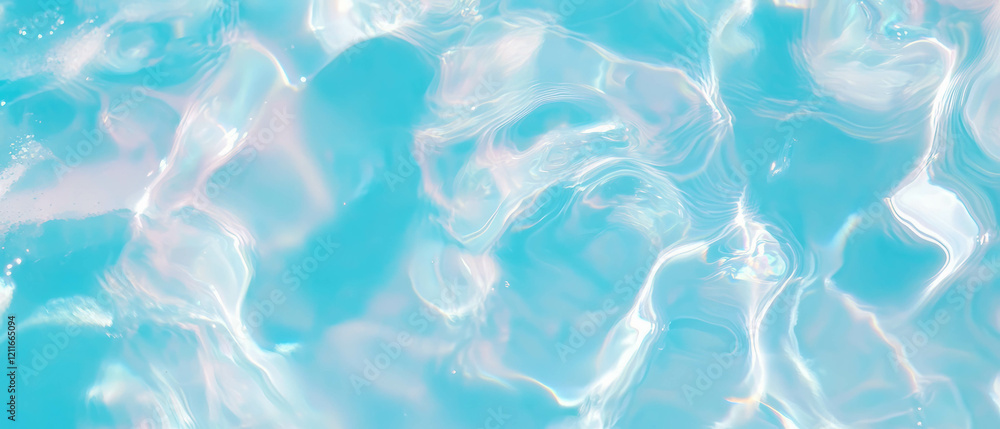 Poster winter ripples on frozen water create an abstract textured background